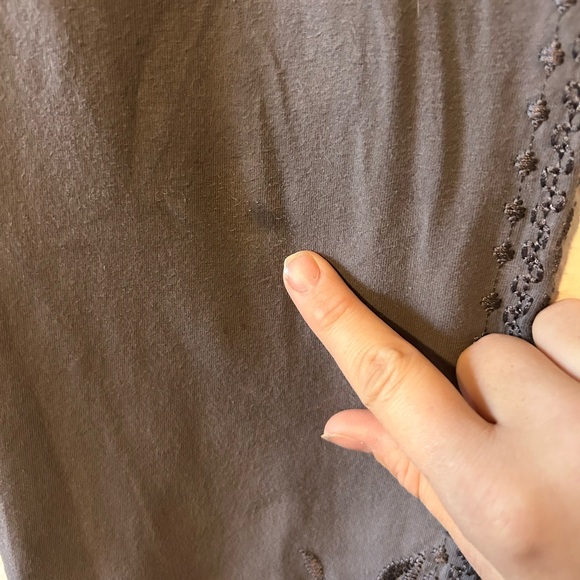 Women’s Johnny Was Gray Floral Embroidered Pants XL Boho Western Hippie - Picture 7 of 16